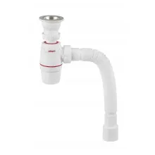 Сифон WIRQUIN NEO с выпуском 1 1/2 х 40 и гофротрубой L800. 40 х 40/50 (30987067)