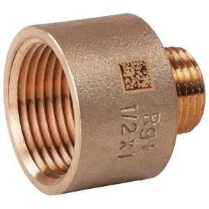 Переходник бронзовый РЕХАУ AURLINE круглый R1/2″ x Rp1″, RX+