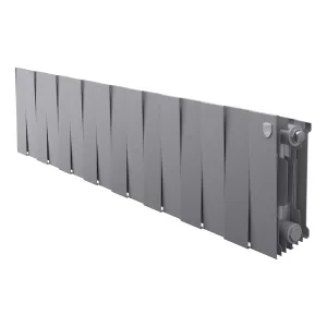 Радиатор биметаллический Royal Thermo PianoForte 200 Серебристый — 16 секц.