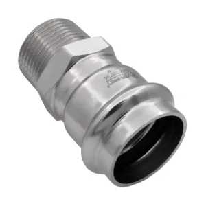 Соединитель ViEiR прямой нерж. сталь с нар.р. 28×1" VER-PRO (40/4шт)