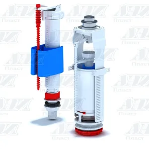 Набор с нижней подводкой 1/2″ с пласт. штуцером, кн. хром АНИ пласт (WC8510C)