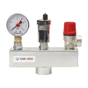 Группа безопасности котла VARMEGA VM16301 сталь, до 50 кВт 1″