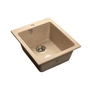 Мойка комп. GRANFEST Practic GF-P505 (427х506) Песочный,квадратная