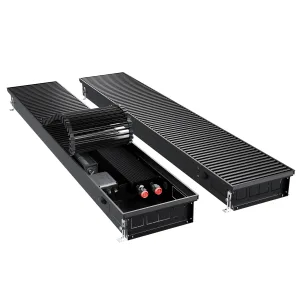 Конвектор внутрипольный Royal Thermo ATRIUM TURBO-90/250/2300-DG-U-BL