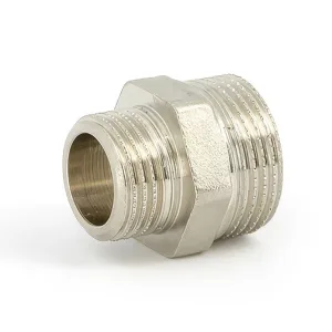 Ниппель Uni-Fitt 1″х1/2″ никелированный