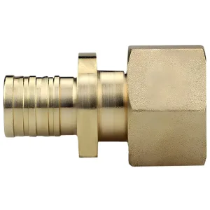 Муфта VARMEGA Slide-fit переходная (переходник) ВР, 25х3/4″, аксиальная, латунь, VM51316