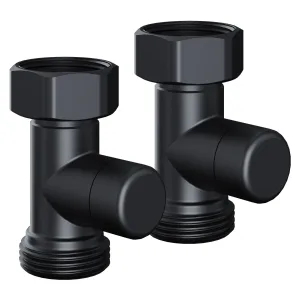 Набор нижнего подключения Royal Thermo Design прямой раздельный 3/4х3/4ЕК (черный)