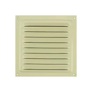 Решетка металлическая 300*300 бежевая