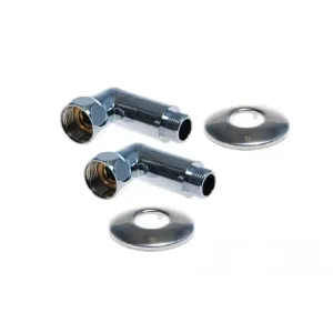 Угол для полотенцесушителя хром. 1″ — 1″ Г-Ш SG (ПАРА)