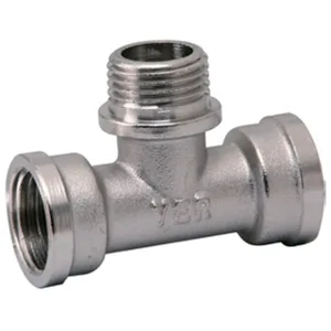 Тройник VIEIR ВНВ 1/2"х1/2"х1/2" никел. TFHFN333