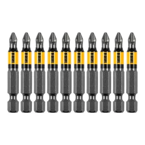 Бита PH2х50, сталь S2, цилиндр., 10 шт. Е 6,3 Denzel