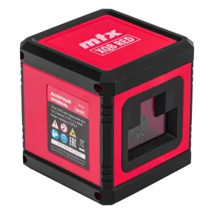 Лазерный уровень XQB RED Basic SET, 10 м, красный луч, батарейки, резьба 1/4″ MTX
