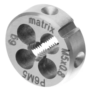 Плашка М5 х 0.8 мм, Р6М5 Matrix