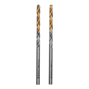 Сверло спиральное по металлу 3 x 60 мм, Р6М5, Golden Tip, 2шт. Denzel