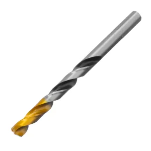 Сверло спиральное по металлу 8 x 117мм, Р6М5, Golden Tip, многогранная заточка Denzel