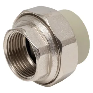 Муфта PPR TEBO сер. комбин. разъемная (Американка) 32×1″ ВР O-ring (10/100), 016022008