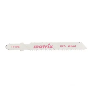 Полотна для электролобзика по дереву, 3 шт, T119B, 50 x 2 мм, HCS Matrix
