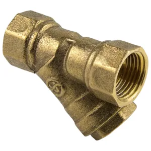 Фильтр магнитный сетчатый Y-образный латунь Ду 15 Ру20 1/2″ ВР 4006 Aquasfera 4006-01