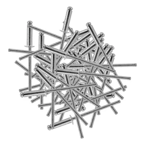 Заклепки алюминиевые, 1/8″-1/2″, 3 х 12 мм, 50 шт Denzel