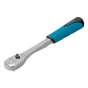 Ключ-трещотка 1/4″, CrV, 90 зубьев, усиленный, хром Gross