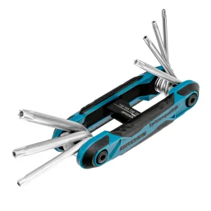 Набор ключей имбусовых Tamper-Torx, складные, 8 шт, CrV Gross