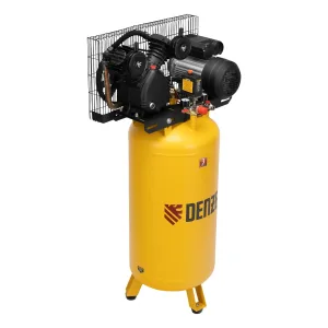Компрессор воздушный BCV2200/100V, ременный привод, 2.3 кВт, 100 литров, 440 л/мин Denzel