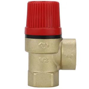 Клапан предохранительный VARMEGA VMSV01, 1/2″, ВР-ВР, 3 бар, мембранный
