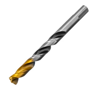 Сверло спиральное по металлу 11 x 142мм, Р6М5, Golden Tip, многогранная заточка Denzel