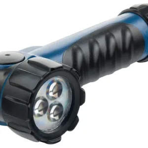 Фонарик светодиодный, противоударный, влагозащищенный, 3 ярких Led, 2 х LR20 Stern