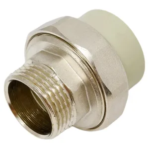 Муфта PPR TEBO сер. комбин. разъемная (Американка) 32×1″ НР O-ring (10/80), 016022108