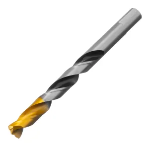Сверло спиральное по металлу 12 x 151мм, Р6М5, Golden Tip, многогранная заточка Denzel