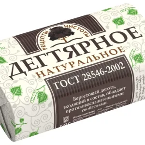 Мыло дегтярное, 90 г, НМЖК