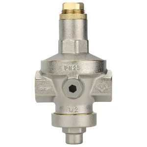 Редуктор давления VARMEGA VMPR04, 1/2″, PN25, мембранный, с присоединением к манометру