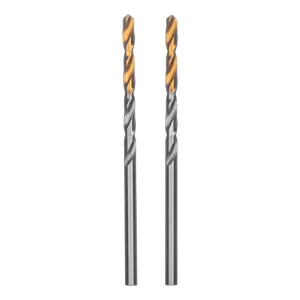 Сверло спиральное по металлу 3,2 x 65 мм, Р6М5, Golden Tip, 2шт. Denzel