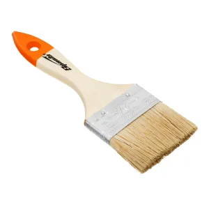 Кисть плоская Slimline 2.5″ (63 мм) натуральная щетина, деревянная ручка Sparta