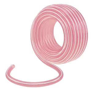 Шланг эластичный 3/4″, 50 м, прозрачный розовый Palisad