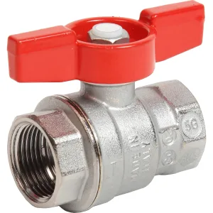 Кран шаровой Giacomini полнопроходной ВР-ВР 1/2″ бабочка, R851X023