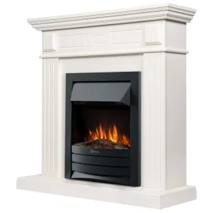Каминокомплект: Очаг Electrolux Classic EFP/P-1020LS PTC, портал Bianco Classic шпон белёный дуб