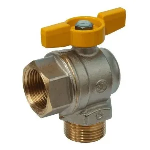 Кран шаровой Giacomini угловой ВР-НР 1/2″, R780GBX003