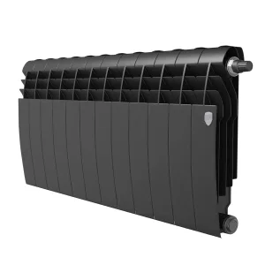 Радиатор биметаллический Royal Thermo BILINER B 350 Чёрный VR80 — 12 секц.