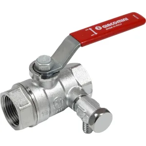 Кран шаровой Giacomini ВР-ВР резьбой и сливом 2″, R250SX008