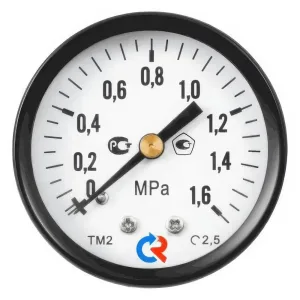 Манометр Росма ТМ-310Т.00 осевой Дк63мм 0-0,6 МПа кл.2,5 G1/4″ 00000008921