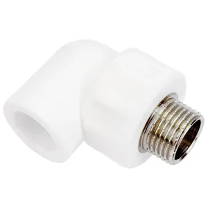 Угольник комб. бел. PP-R D 20х1/2″ НР, РТП (120/20)