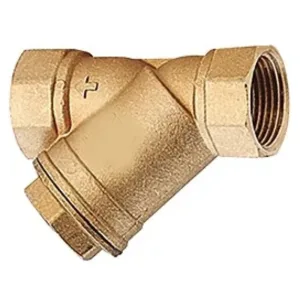 Фильтр Giacomini сетчатый Y-образный латунь Ду 32 Ру30 G1 1/4″ ВР, R74AY106
