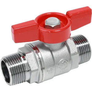 Кран шаровой Giacomini стандартный проход НР-НР 1 1/4″ бабочка, R253X006