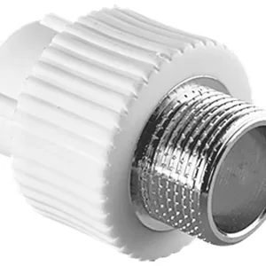 Муфта TEBO бел. PP-R комбинированная 20х1/2″ НР (40/120), арт. 030020602