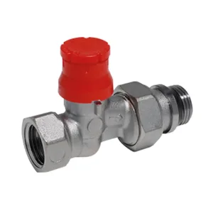 Клапан термостатический Giacomini R402PTG для радиатора 1/2″ ВН прямой, Kvs-1.02м3/ч+преднастройка