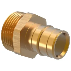 Штуцер латунь НР 28х 3/4″ с наружной резьбой (Uponor Q&E) уп. 5 шт (1025834)