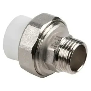 Муфта комбин.разъемная (Американка), бел. PP-R 20х1/2″, НР, РТП (200/10)