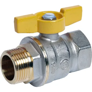 Кран шаровой Giacomini ВР-НР для газа 1/2″, R734GAX003